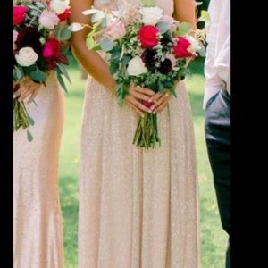 Bridesmaid dress from Lulus. So comfy!